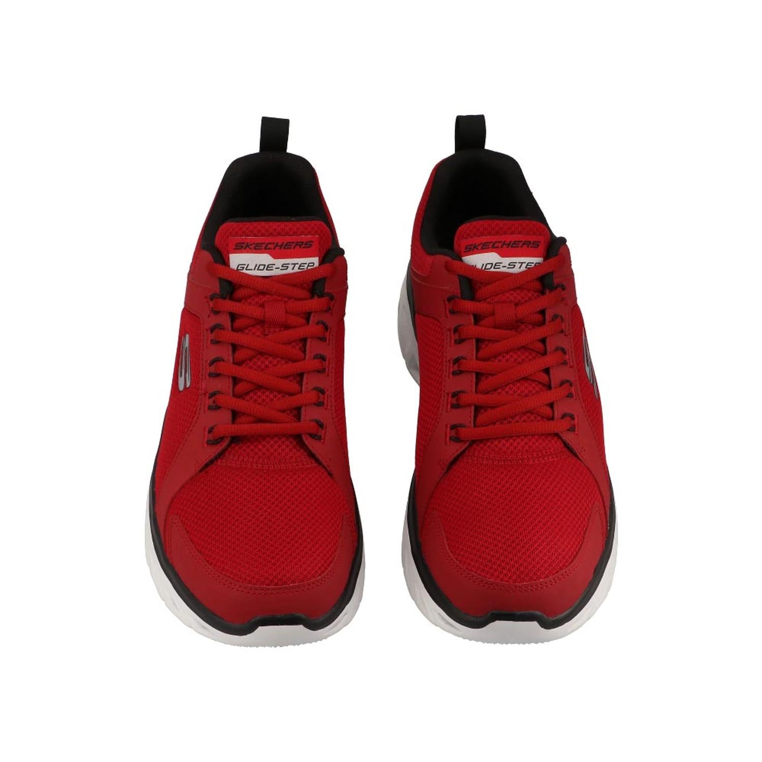 Skechers lace up shop sneakers hombre rojas